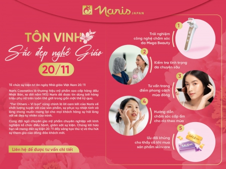 Tôn vinh sắc đẹp nghề Giáo 20/11 cùng Event sang trọng
